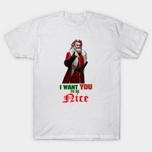 Santa - Be Nice T-Shirt